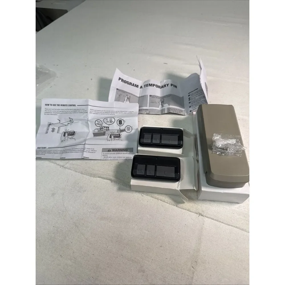 Universal Garage Door Opener‎ Remote Keypad Compatible w/ Main Brands